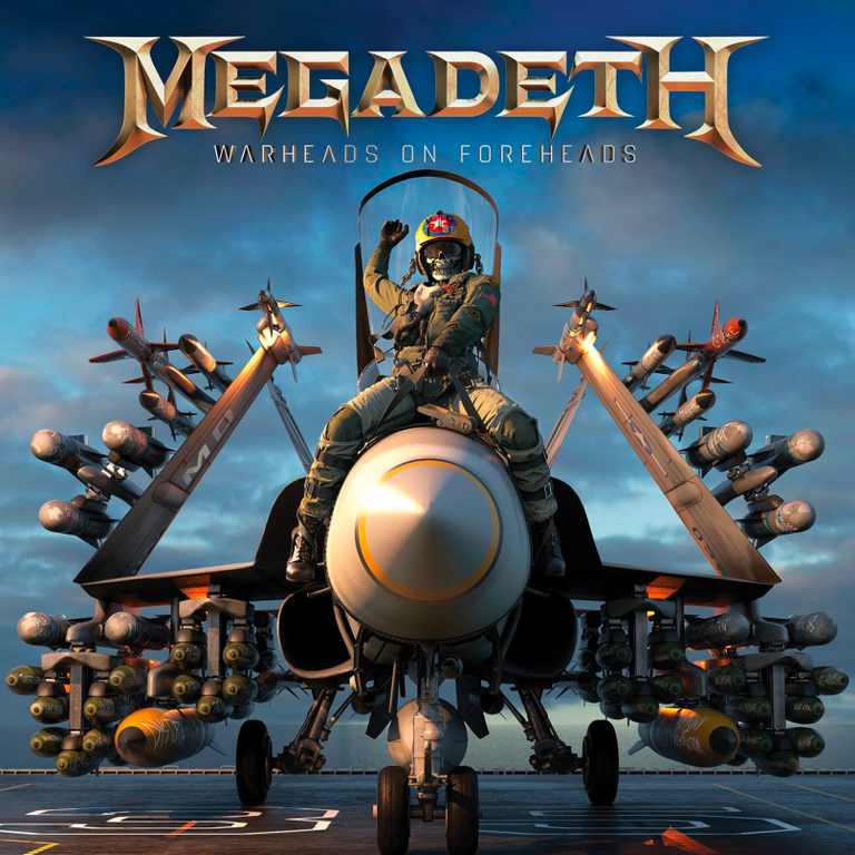MEGADETH WARHEAD ON FOREHEADS