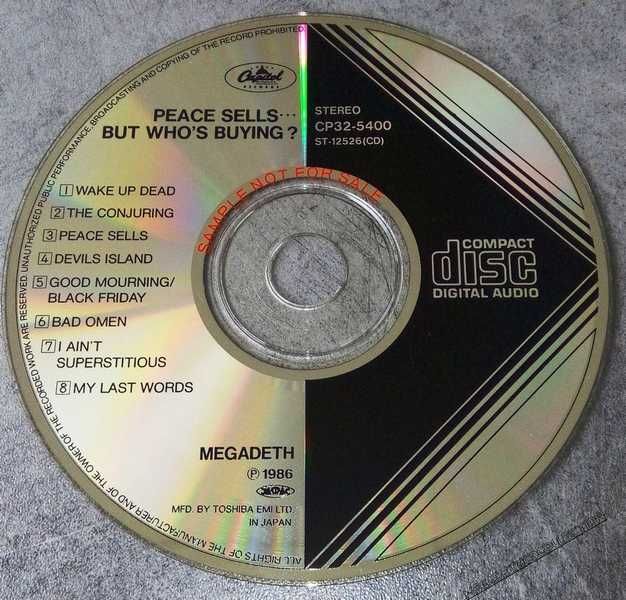Megadeth Peace Sells Collection