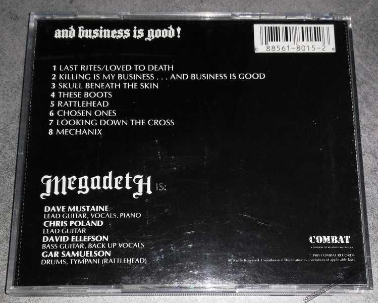 megadeth レコード　　killing is my business Amazon.com: Killing Is My Business: CDs & Vinyl