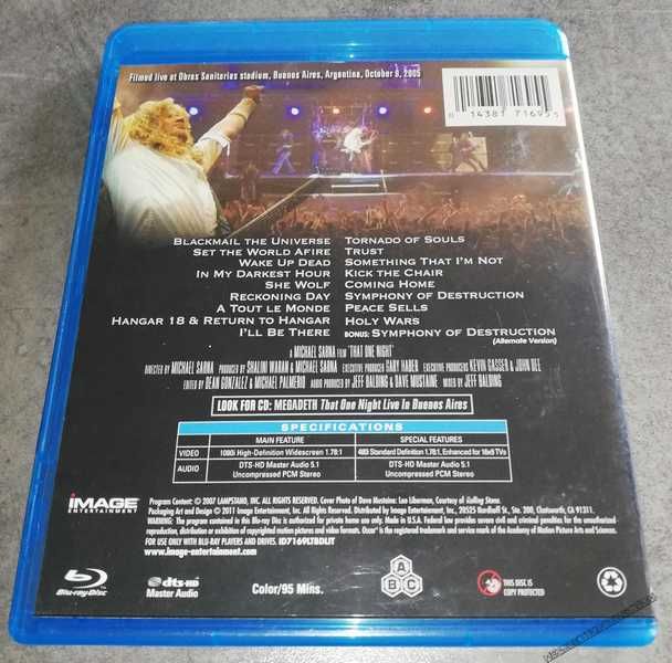 Megadeth That One Night Megadeth Live