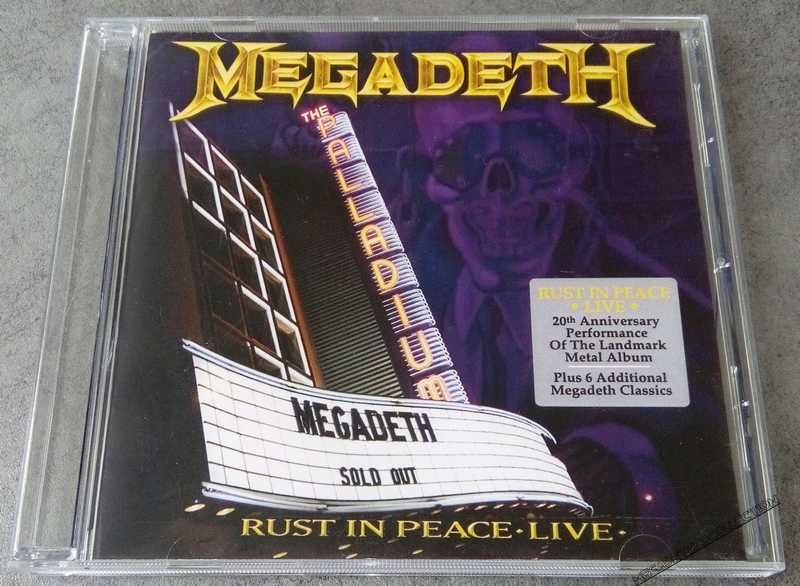 Megadeth Rust In Peace Live Megadeth Discography